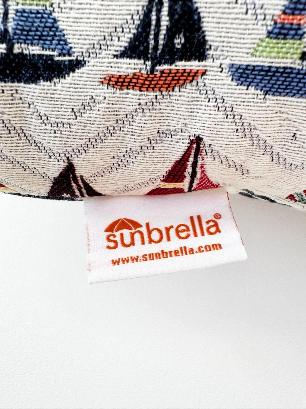 Sunbrella x Lava Sailboat Indoor Outdoor Pillow